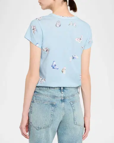 rag & bone All-Over Butterfly Graphic Tee | Thumbnail 3 rag & bone All-Over Butterfly Graphic Tee | Thumbnail 3