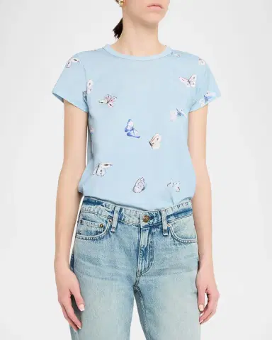 rag & bone All-Over Butterfly Graphic Tee | Thumbnail 4 rag & bone All-Over Butterfly Graphic Tee | Thumbnail 4