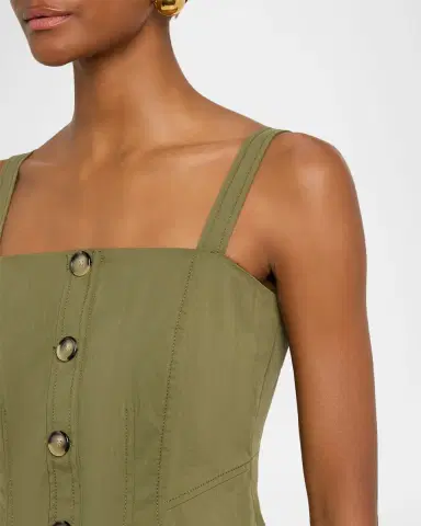 Veronica Beard Kariselle Sleeveless Square-Neck Top | Thumbnail 5 Veronica Beard Kariselle Sleeveless Square-Neck Top | Thumbnail 5