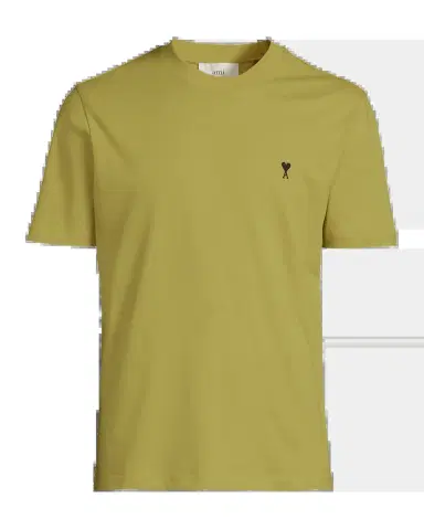 Ami Paris Men's Cotton Ami De Coeur Cotton Crewneck T-Shirt | Thumbnail 2 Ami Paris Men's Cotton Ami De Coeur Cotton Crewneck T-Shirt | Thumbnail 2