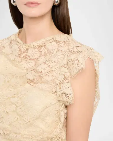 A.L.C. Astrid Lace Ruffle Top | Thumbnail 5 A.L.C. Astrid Lace Ruffle Top | Thumbnail 5