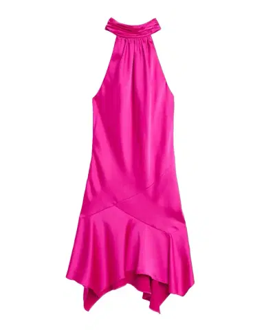 Ramy Brook Nari Asymmetric Flounce Halter Mini Dress | Thumbnail 1 Ramy Brook Nari Asymmetric Flounce Halter Mini Dress | Thumbnail 1