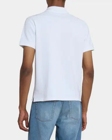Ami Paris Men's Cotton Pique Ami De Coeur Polo Shirt | Thumbnail 3 Ami Paris Men's Cotton Pique Ami De Coeur Polo Shirt | Thumbnail 3
