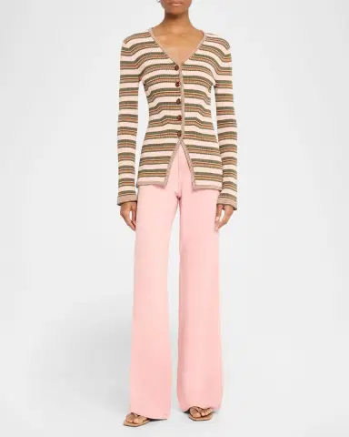 Veronica Beard Grazia Stripe Cardigan | Thumbnail 2 Veronica Beard Grazia Stripe Cardigan | Thumbnail 2