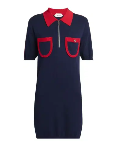 Versace Bicolor Knit Mini Dress | Thumbnail 1 Versace Bicolor Knit Mini Dress | Thumbnail 1