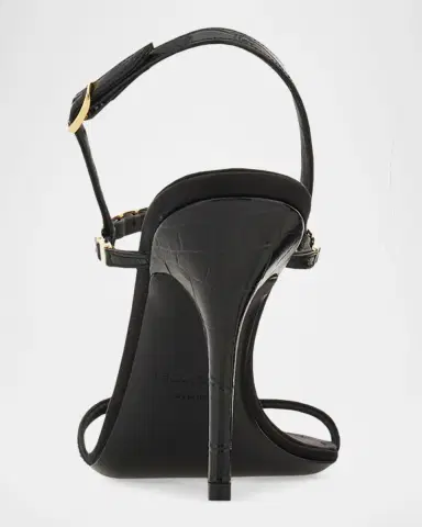 Ferragamo 95mm Estea Gancini Leather Sandals | Thumbnail 6 Ferragamo 95mm Estea Gancini Leather Sandals | Thumbnail 6