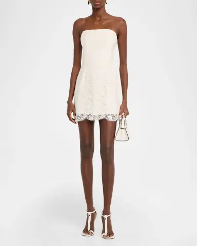 A.L.C. Eliana Strapless Lace Mini Dress | Thumbnail 2 A.L.C. Eliana Strapless Lace Mini Dress | Thumbnail 2