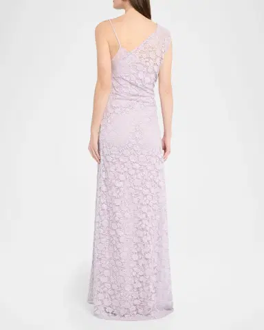 A.L.C. Gia Asymmetric Draped Lace Gown | Thumbnail 3 A.L.C. Gia Asymmetric Draped Lace Gown | Thumbnail 3