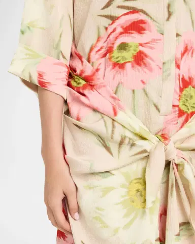 Ungaro Iris Floral-Print Maxi Shirtdress | Thumbnail 5 Ungaro Iris Floral-Print Maxi Shirtdress | Thumbnail 5