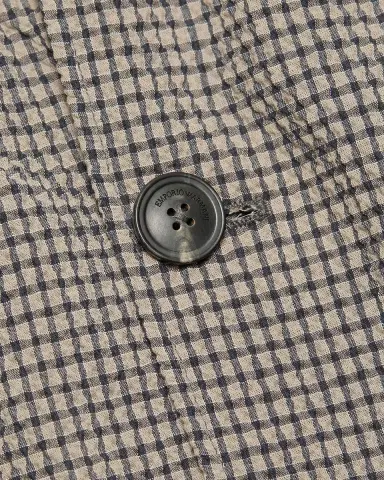 Emporio Armani Men's Check Seersucker Micro-Check Blazer | Thumbnail 6 Emporio Armani Men's Check Seersucker Micro-Check Blazer | Thumbnail 6
