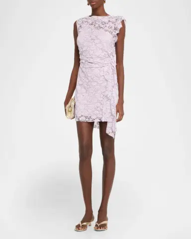 A.L.C. Astra Lace Ruffle Mini Dress | Thumbnail 2 A.L.C. Astra Lace Ruffle Mini Dress | Thumbnail 2