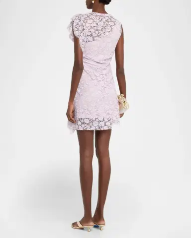 A.L.C. Astra Lace Ruffle Mini Dress | Thumbnail 3 A.L.C. Astra Lace Ruffle Mini Dress | Thumbnail 3
