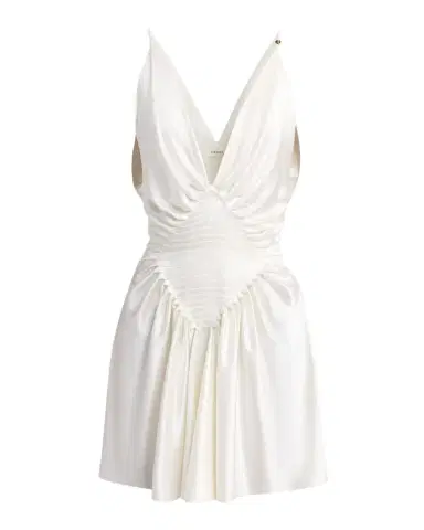 Versace Draped Silk Mini Dress | Thumbnail 1 Versace Draped Silk Mini Dress | Thumbnail 1