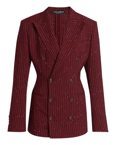 Dolce & Gabbana Sartorial Pajama Striped Doubel-Breasted Blazer Jacket | Thumbnail 1 Dolce & Gabbana Sartorial Pajama Striped Doubel-Breasted Blazer Jacket | Thumbnail 1