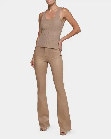 L 'AGENCE Marty Ultra High-Rise Coated Flare Jeans | Thumbnail 2 L 'AGENCE Marty Ultra High-Rise Coated Flare Jeans | Thumbnail 2