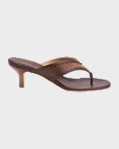 Malone Souliers 45mm Koko Embossed Leather Thong Sandals | Thumbnail 2 Malone Souliers 45mm Koko Embossed Leather Thong Sandals | Thumbnail 2