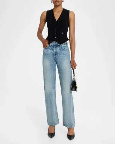 Nili Lotan Briana Japanese Denim Jeans | Thumbnail 2 Nili Lotan Briana Japanese Denim Jeans | Thumbnail 2