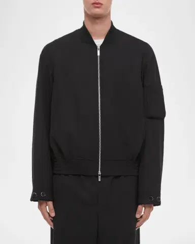 Helmut Lang Men's HL001 Wool Bomber Jacket | Thumbnail 4 Helmut Lang Men's HL001 Wool Bomber Jacket | Thumbnail 4