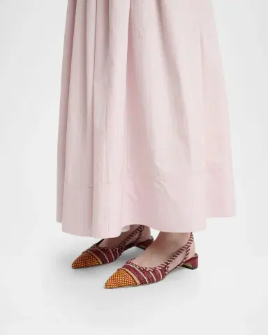Gabriela Hearst Perro Woven Leather Slingback Pumps | Thumbnail 2 Gabriela Hearst Perro Woven Leather Slingback Pumps | Thumbnail 2
