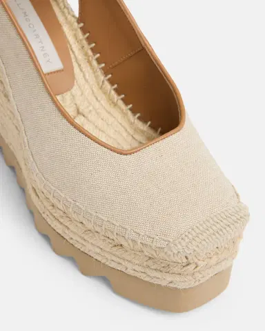 Stella McCartney 130mm Gaia Ankle-Tie Wedge Espadrilles | Thumbnail 5 Stella McCartney 130mm Gaia Ankle-Tie Wedge Espadrilles | Thumbnail 5