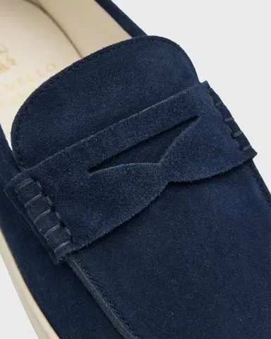 Brunello Cucinelli Men's Suede Loafer Sneakers | Thumbnail 5 Brunello Cucinelli Men's Suede Loafer Sneakers | Thumbnail 5
