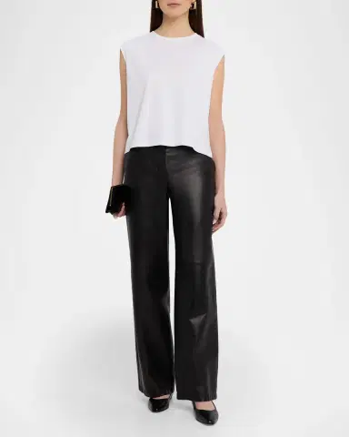 MAJESTIC FILATURES Crewneck Suprima Cotton Tank | Thumbnail 2 MAJESTIC FILATURES Crewneck Suprima Cotton Tank | Thumbnail 2