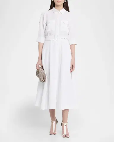 Essentiel Antwerp Jizo Belted Midi Shirtdress | Thumbnail 2 Essentiel Antwerp Jizo Belted Midi Shirtdress | Thumbnail 2