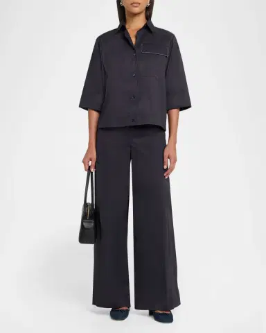 Peserico Boxy Stretch Cotton Shirt | Thumbnail 2 Peserico Boxy Stretch Cotton Shirt | Thumbnail 2