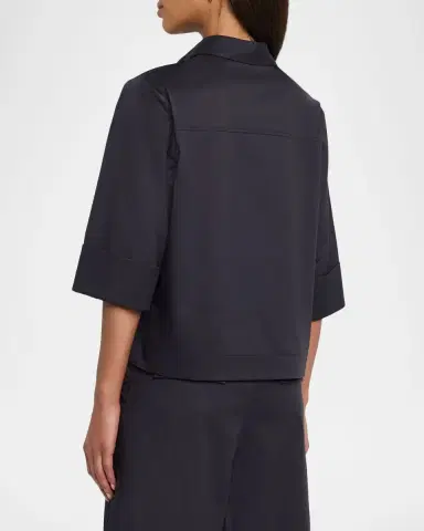 Peserico Boxy Stretch Cotton Shirt | Thumbnail 3 Peserico Boxy Stretch Cotton Shirt | Thumbnail 3