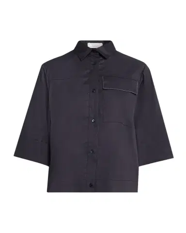 Peserico Boxy Stretch Cotton Shirt | Thumbnail 1 Peserico Boxy Stretch Cotton Shirt | Thumbnail 1