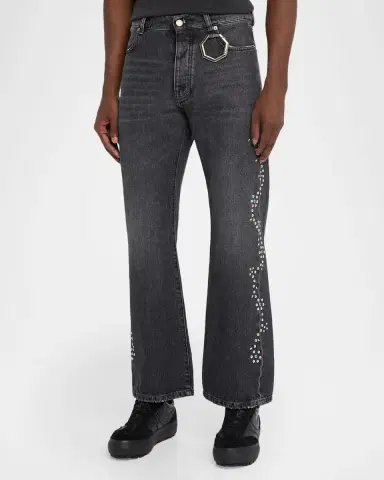 Alchemist Men 's Studio Embellished Bootcut Jeans | Thumbnail 4 Alchemist Men 's Studio Embellished Bootcut Jeans | Thumbnail 4