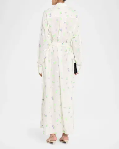 Essentiel Antwerp Jamanna Embroidered Maxi Shirtdress | Thumbnail 3 Essentiel Antwerp Jamanna Embroidered Maxi Shirtdress | Thumbnail 3