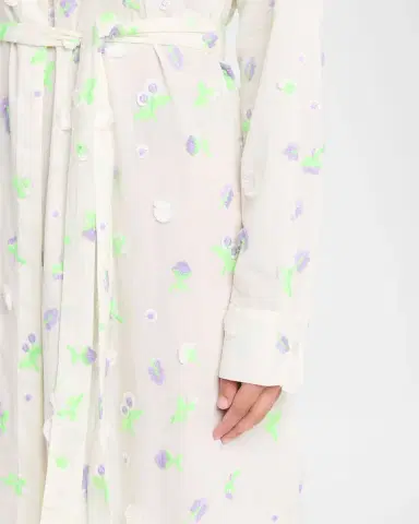 Essentiel Antwerp Jamanna Embroidered Maxi Shirtdress | Thumbnail 5 Essentiel Antwerp Jamanna Embroidered Maxi Shirtdress | Thumbnail 5