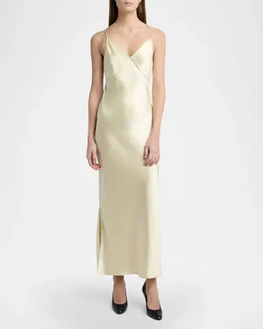 The Row Barika Maxi Slip Silk Dress | Thumbnail 2 The Row Barika Maxi Slip Silk Dress | Thumbnail 2