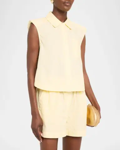 SIMKHAI Winslow Stripe Cotton Crop Top | Thumbnail 4 SIMKHAI Winslow Stripe Cotton Crop Top | Thumbnail 4