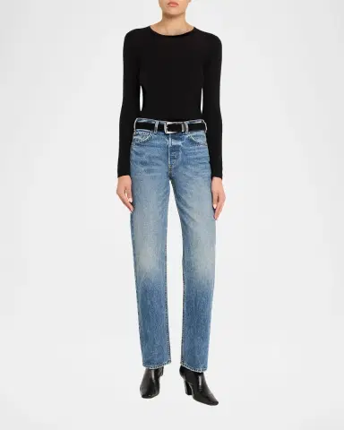 Nili Lotan Briana Japanese Denim Jeans | Thumbnail 2 Nili Lotan Briana Japanese Denim Jeans | Thumbnail 2