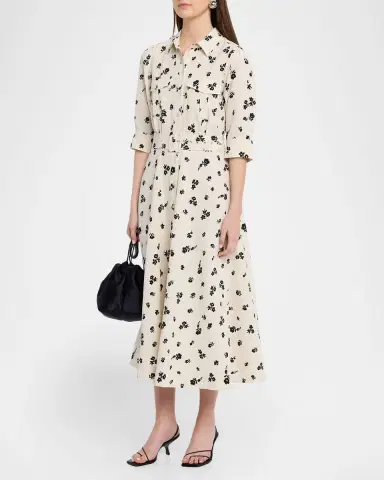Essentiel Antwerp Jizo Belted Midi Shirtdress | Thumbnail 4 Essentiel Antwerp Jizo Belted Midi Shirtdress | Thumbnail 4