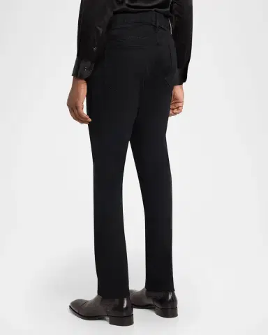 TOM FORD Men's Slim-Fit Stretch Black Denim Five-Pocket Pants | Thumbnail 3 TOM FORD Men's Slim-Fit Stretch Black Denim Five-Pocket Pants | Thumbnail 3