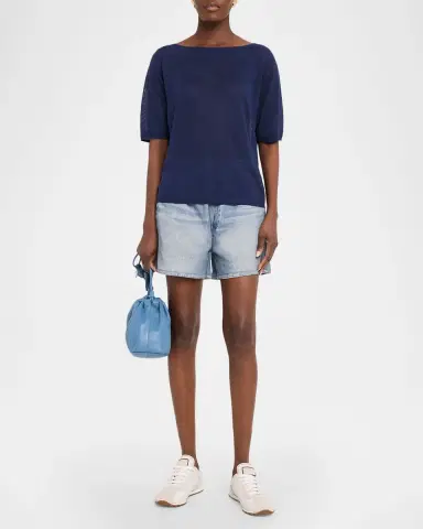 Majestic Filatures Bateau-Neck Linen Knit Top | Thumbnail 2 Majestic Filatures Bateau-Neck Linen Knit Top | Thumbnail 2