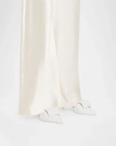 LOEWE 70mm Origami Folded Leather Mule Pumps | Thumbnail 2 LOEWE 70mm Origami Folded Leather Mule Pumps | Thumbnail 2