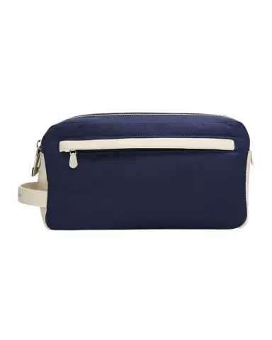 Brunello Cucinelli Men's Leather Double-Zip Toiletry Bag | Thumbnail 1 Brunello Cucinelli Men's Leather Double-Zip Toiletry Bag | Thumbnail 1