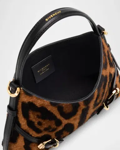 Givenchy Voyou Nano Leopard-Print Ponyhair Top-Handle Bag | Thumbnail 4 Givenchy Voyou Nano Leopard-Print Ponyhair Top-Handle Bag | Thumbnail 4