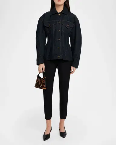 Givenchy Voyou Nano Leopard-Print Ponyhair Top-Handle Bag | Thumbnail 5 Givenchy Voyou Nano Leopard-Print Ponyhair Top-Handle Bag | Thumbnail 5