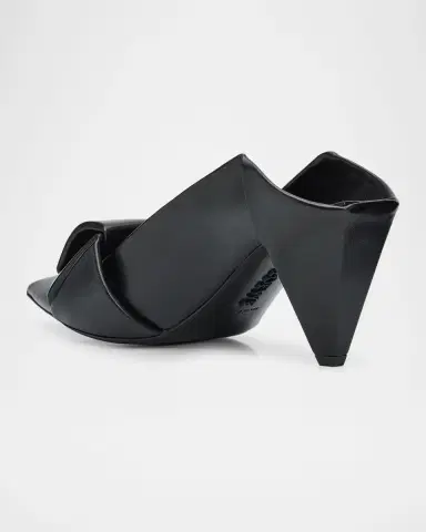 LOEWE 70mm Origami Folded Leather Mule Pumps | Thumbnail 4 LOEWE 70mm Origami Folded Leather Mule Pumps | Thumbnail 4