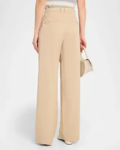 Vince Camille Mid-Rise Cotton-Blend Trousers | Thumbnail 3 Vince Camille Mid-Rise Cotton-Blend Trousers | Thumbnail 3