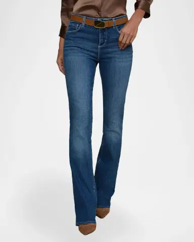 L 'AGENCE Selma High Rise Baby Bootcut Jeans | Thumbnail 2 L 'AGENCE Selma High Rise Baby Bootcut Jeans | Thumbnail 2