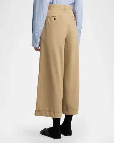 The Row Lior Cotton & Cashmere Wide-Leg Pants | Thumbnail 3 The Row Lior Cotton & Cashmere Wide-Leg Pants | Thumbnail 3