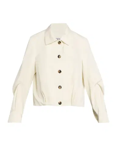 Loewe Single-Breasted Cotton Balloon Jacket | Thumbnail 1 Loewe Single-Breasted Cotton Balloon Jacket | Thumbnail 1