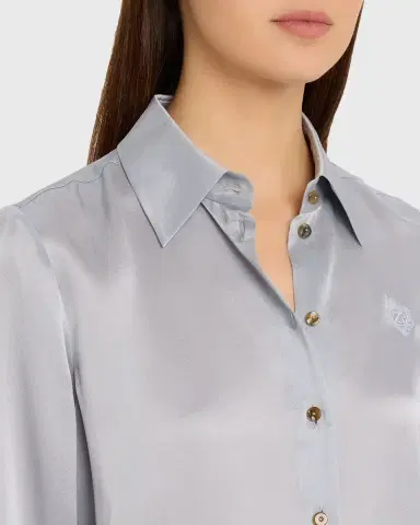 Zimmermann Luna Satin Shirt | Thumbnail 5 Zimmermann Luna Satin Shirt | Thumbnail 5