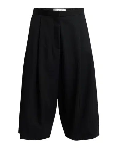 The Row Kalyan Wide-Leg Wool Gabardine Shorts | Thumbnail 1 The Row Kalyan Wide-Leg Wool Gabardine Shorts | Thumbnail 1